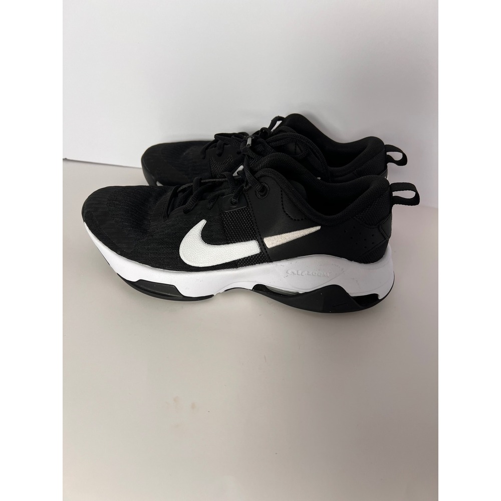 Nike Air Zoom Running Training Shoes‎ Sneakers Black White Athletic Womens